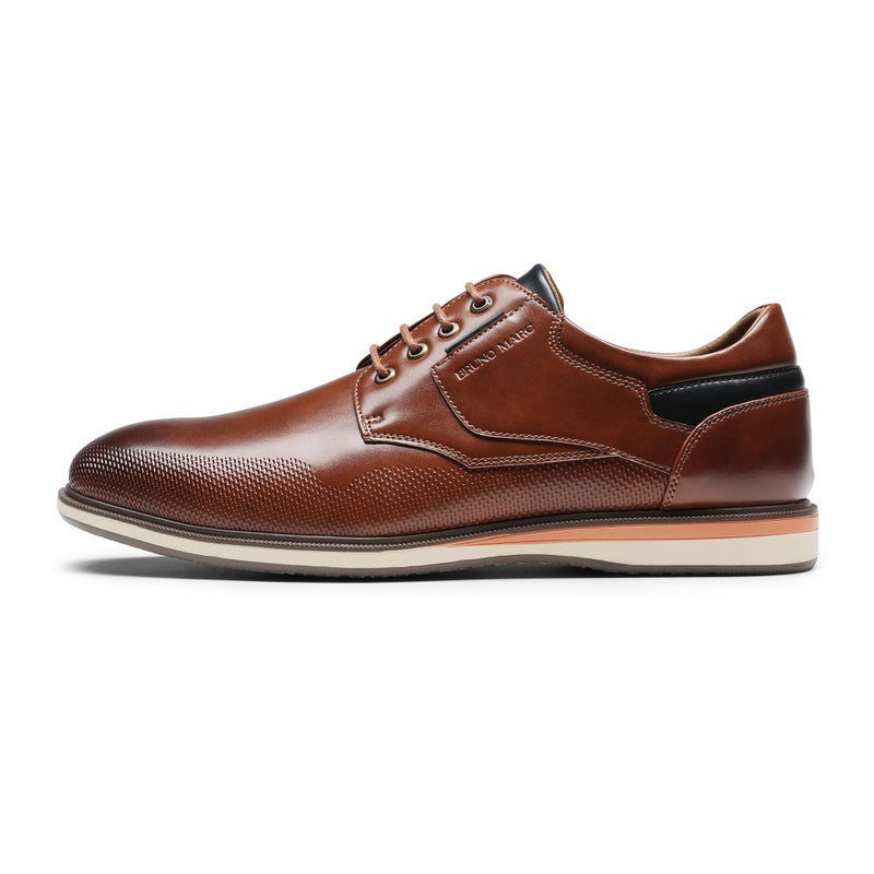 Bruno Marc Men's Casual Dress Shoes Business Formal Oxfords,Size 9.5,Brown,LG19008M - Image 2